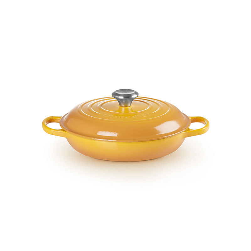 Signature Cast Iron Shallow Casserole, 26cm, Nectar-1