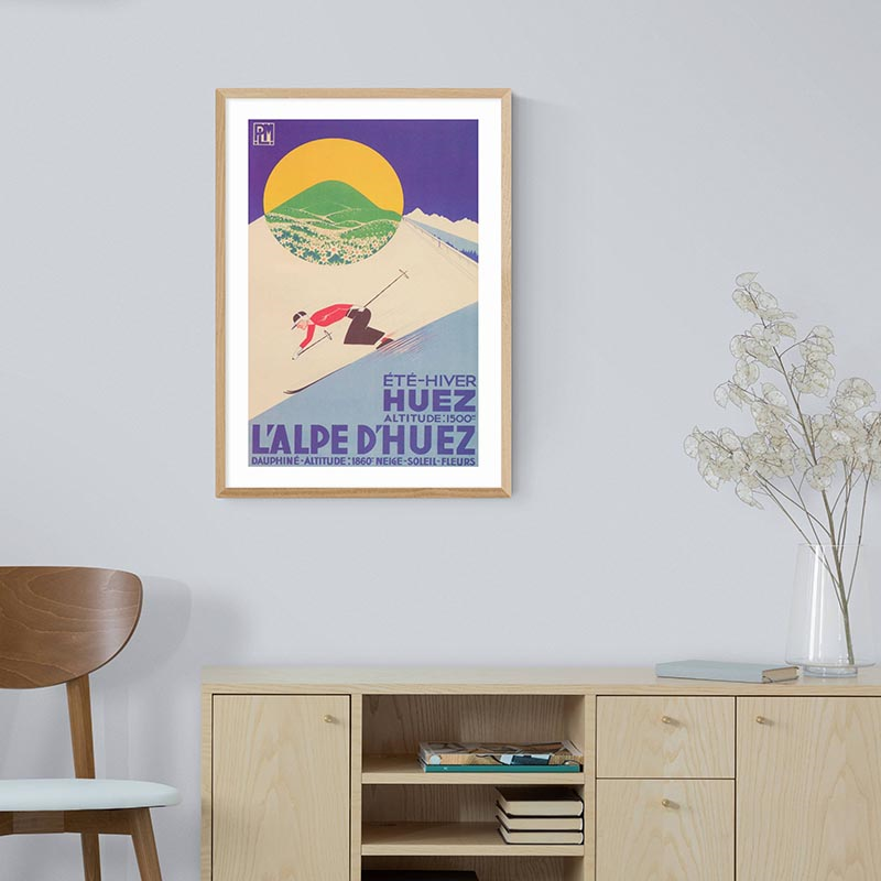 Anonymous L'Alpe D'Huez Print, Multi-1