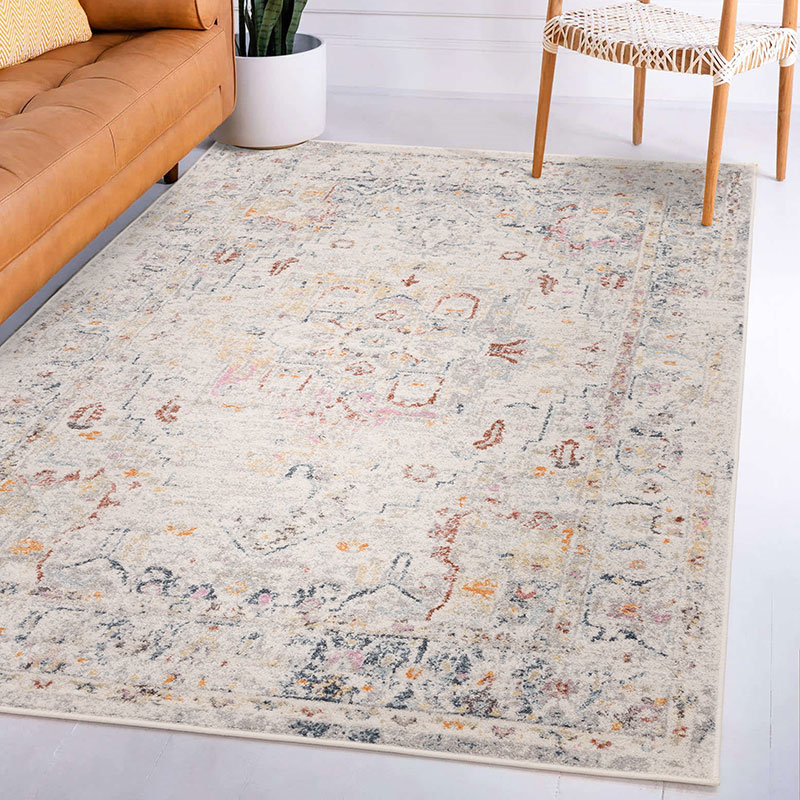 Flores laleh classic persian medallion rug, 160 x 230cm, Multi-2