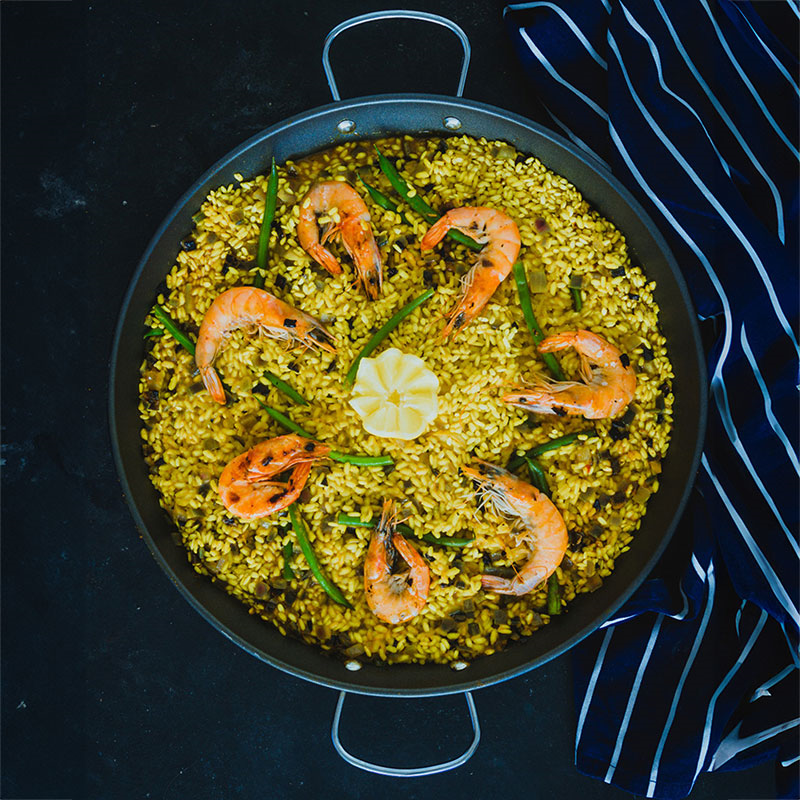 Mediterranean Paella pan, 46cm, Non-Stick-0