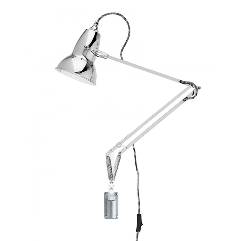 Original 1227 Lamp with Wall Bracket, Bright Chrome-1