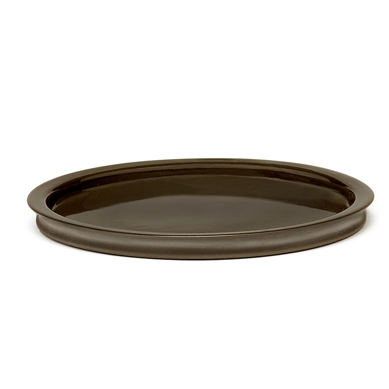 Dune Dinner Plate, D28cm, Slate-2