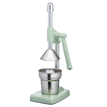 Living Nostalgia Heavy duty lever arm juicer, green-0