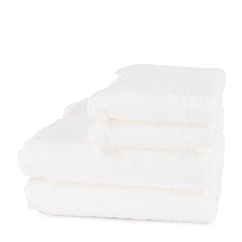 Amelia Scalloped Classic Towel Bundle, White-0