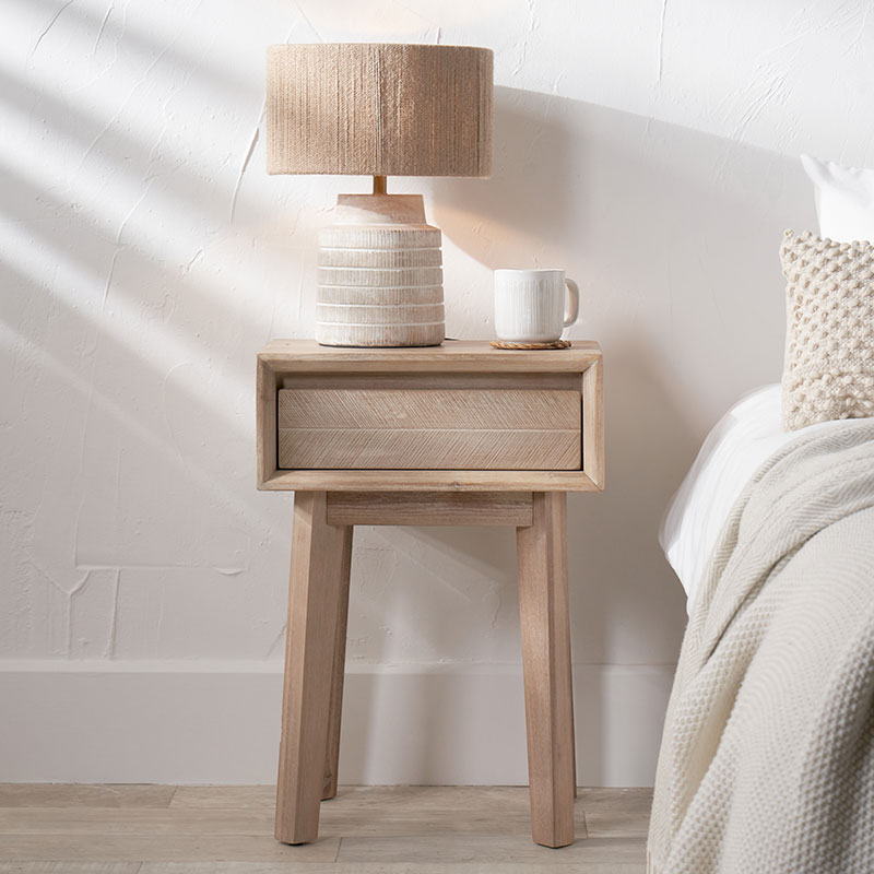 Kalmar Bedside Table, Natural-0