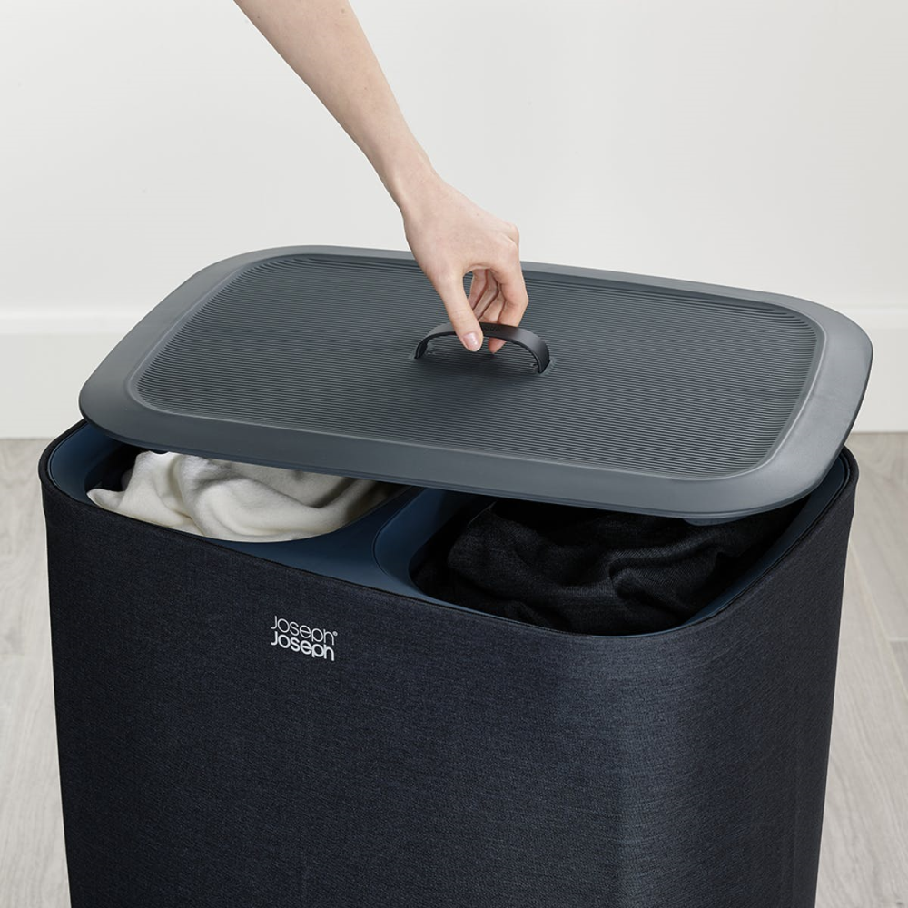 Tota Easy-Empty Laundry Basket 90 Litre Black-2