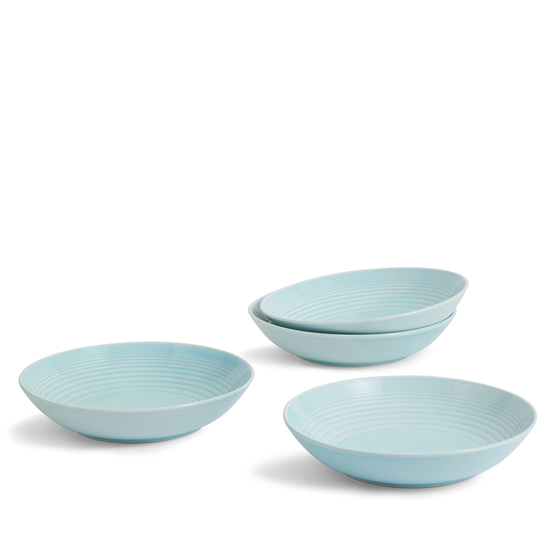 Gordon Ramsay Maze Set of 4 Pasta Bowls, D24cm, Blue-0