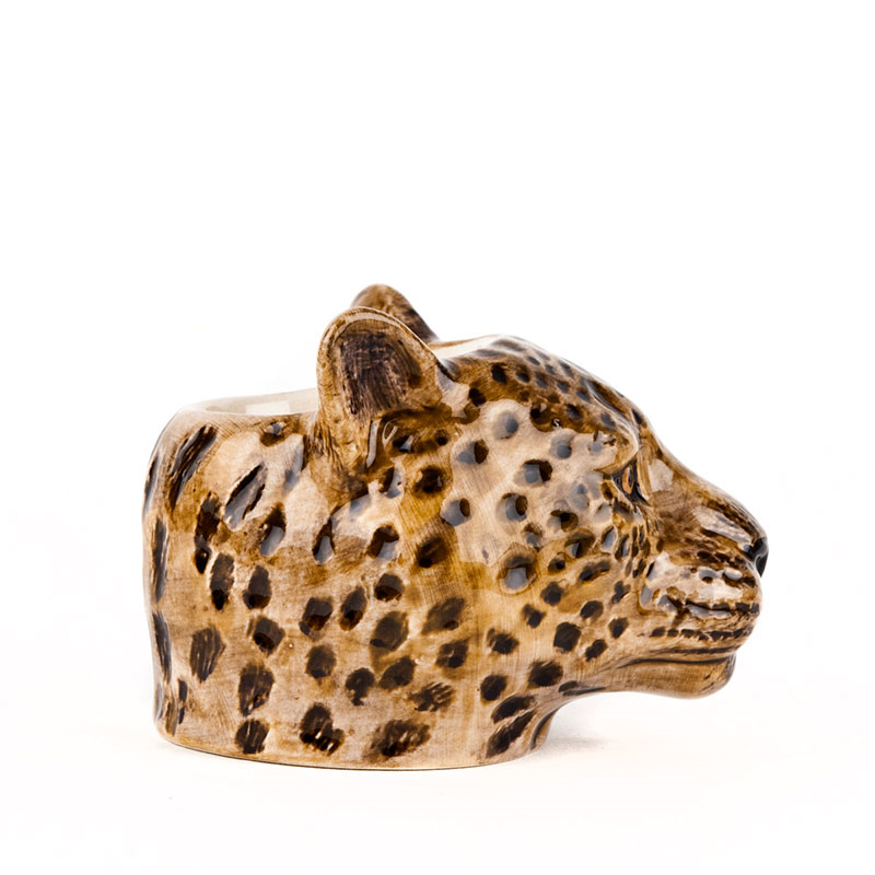 Leopard Egg Cup, H7.5cm, Orange-1