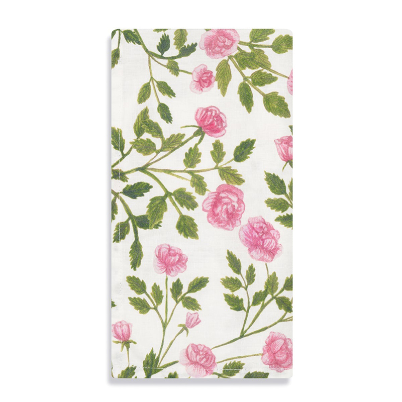 Le Jardin Des Roses Napkin, L50 x 50cm, Pink-2