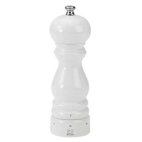 Paris u' Select Pepper mill, 18cm, White Lacquer Finish-0