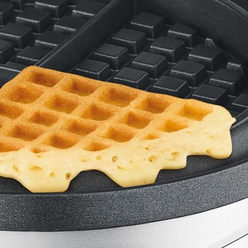 The No Mess Waffle Waffle maker, Stainless Steel-4