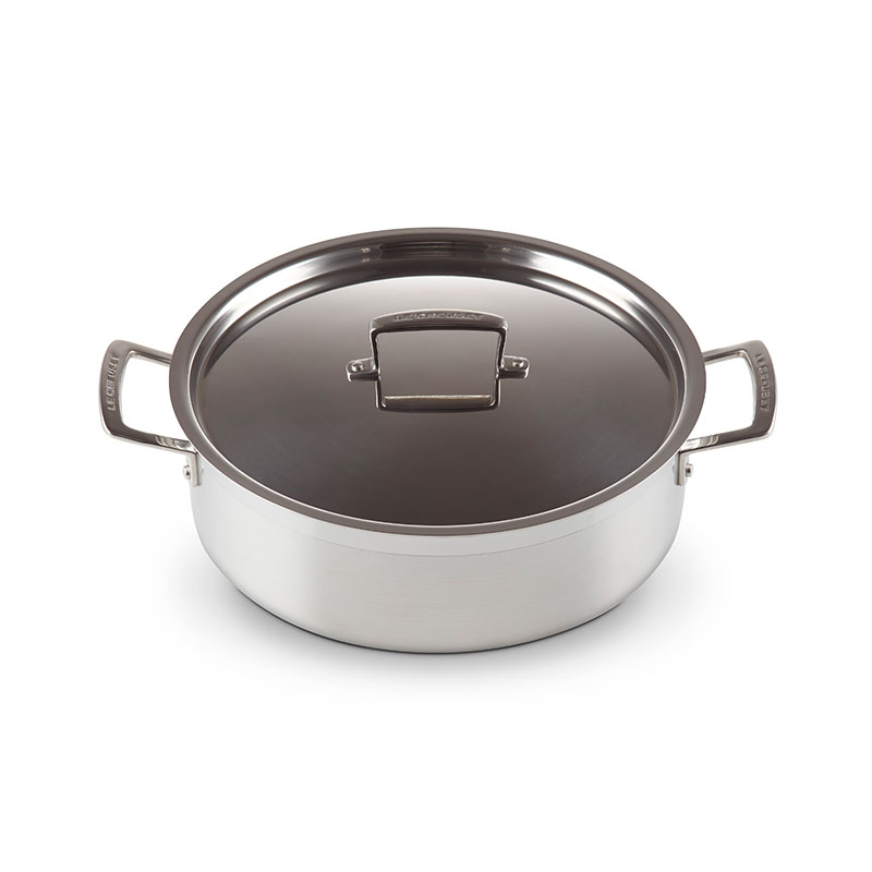 Classic 3-ply Sauteuse, 28cm, Stainless Steel-0