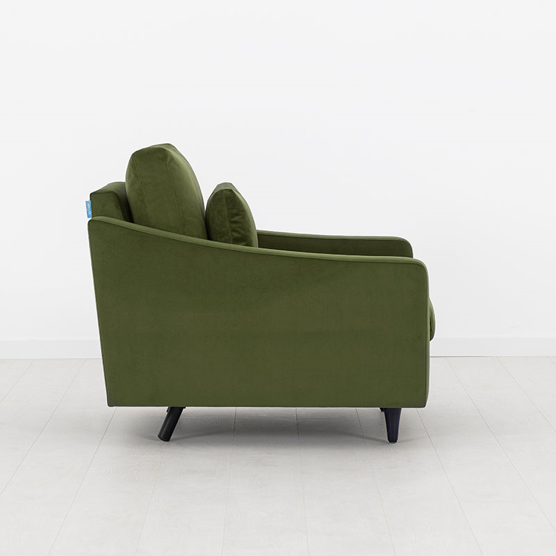 Model 07 Velvet Armchair, Vine-3