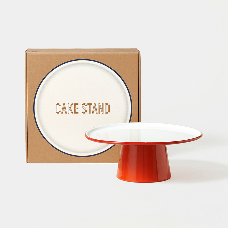 Cake Stand, Pillarbox Red-0