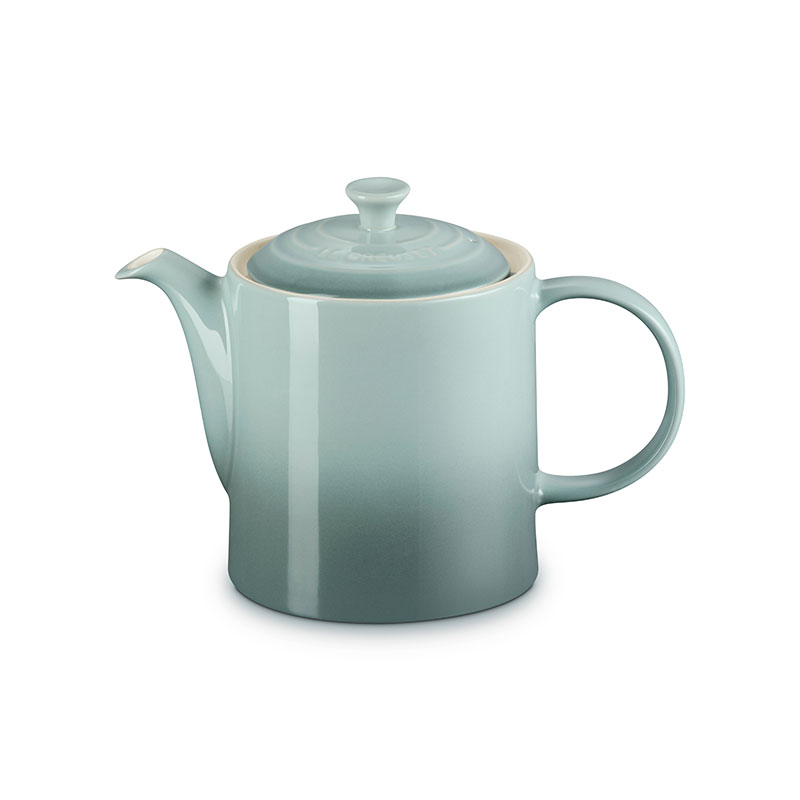 Stoneware Grand Teapot, 1.3L, Sea Salt-1