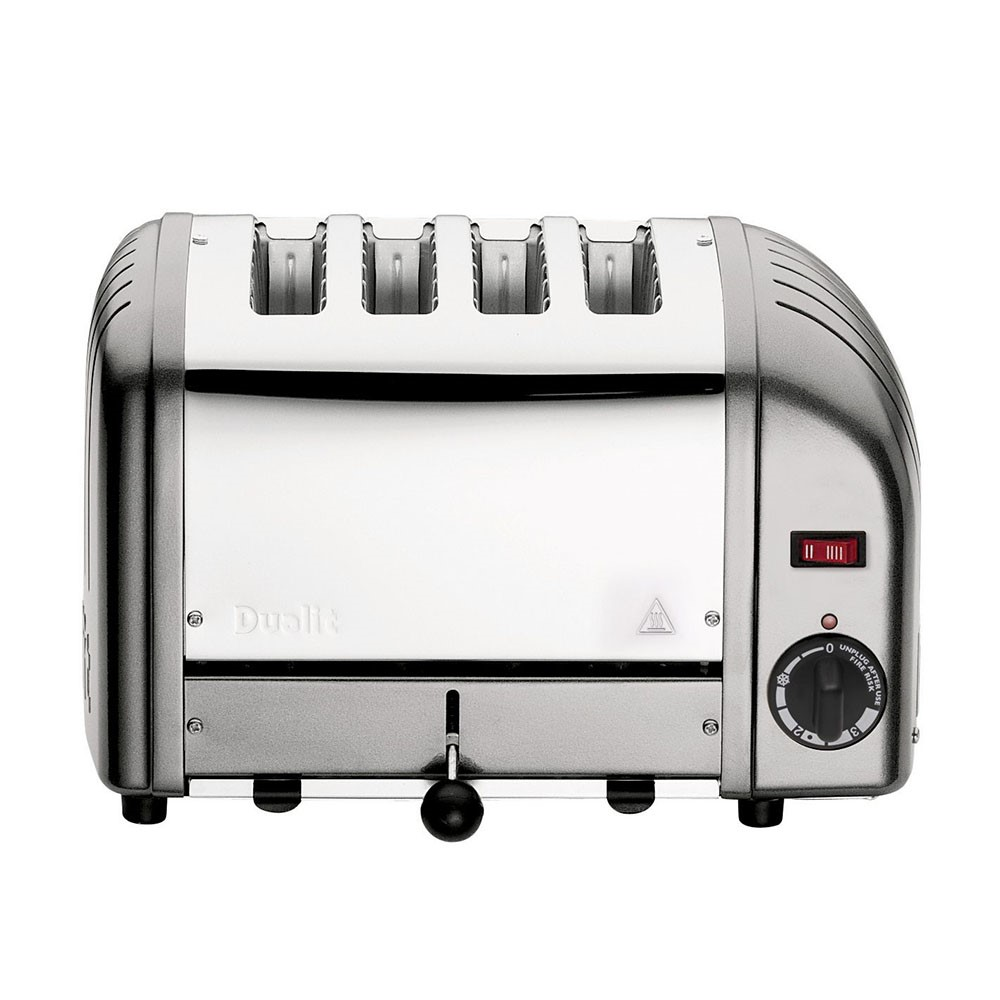 Classic Vario 4 slot toaster, Metallic Silver-1