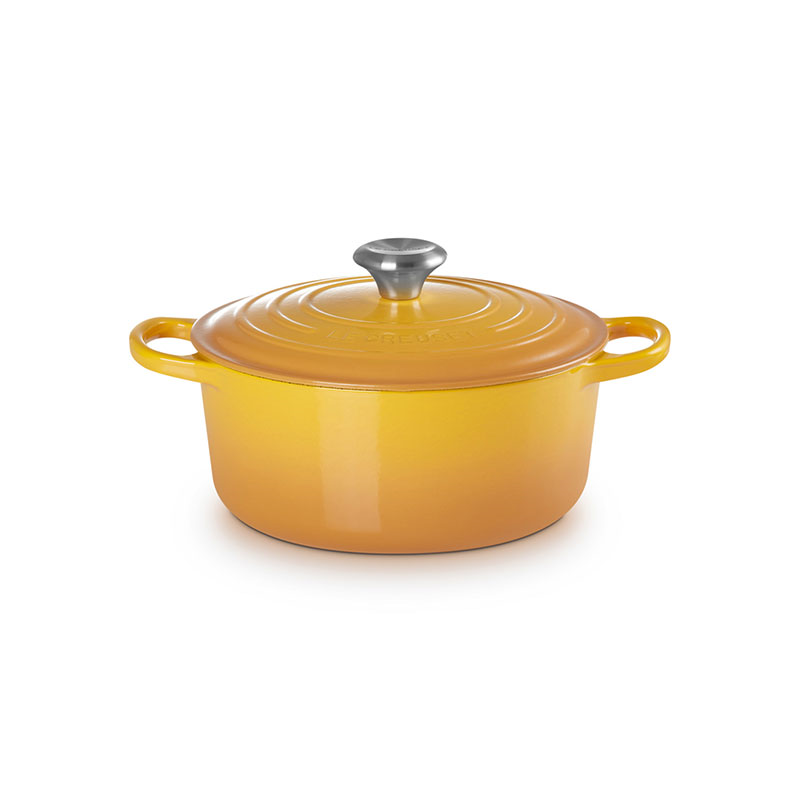 Signature Cast Iron Round Casserole, 20cm, Nectar-1