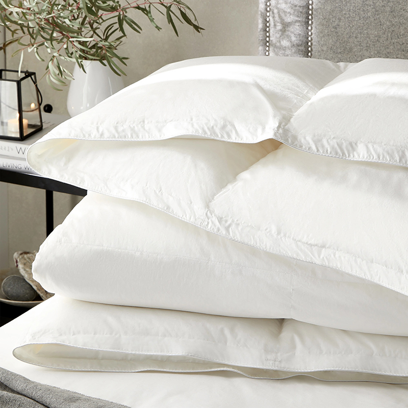 Muscovy Duck Down Duvet 4.5 Tog, Super King, White-0