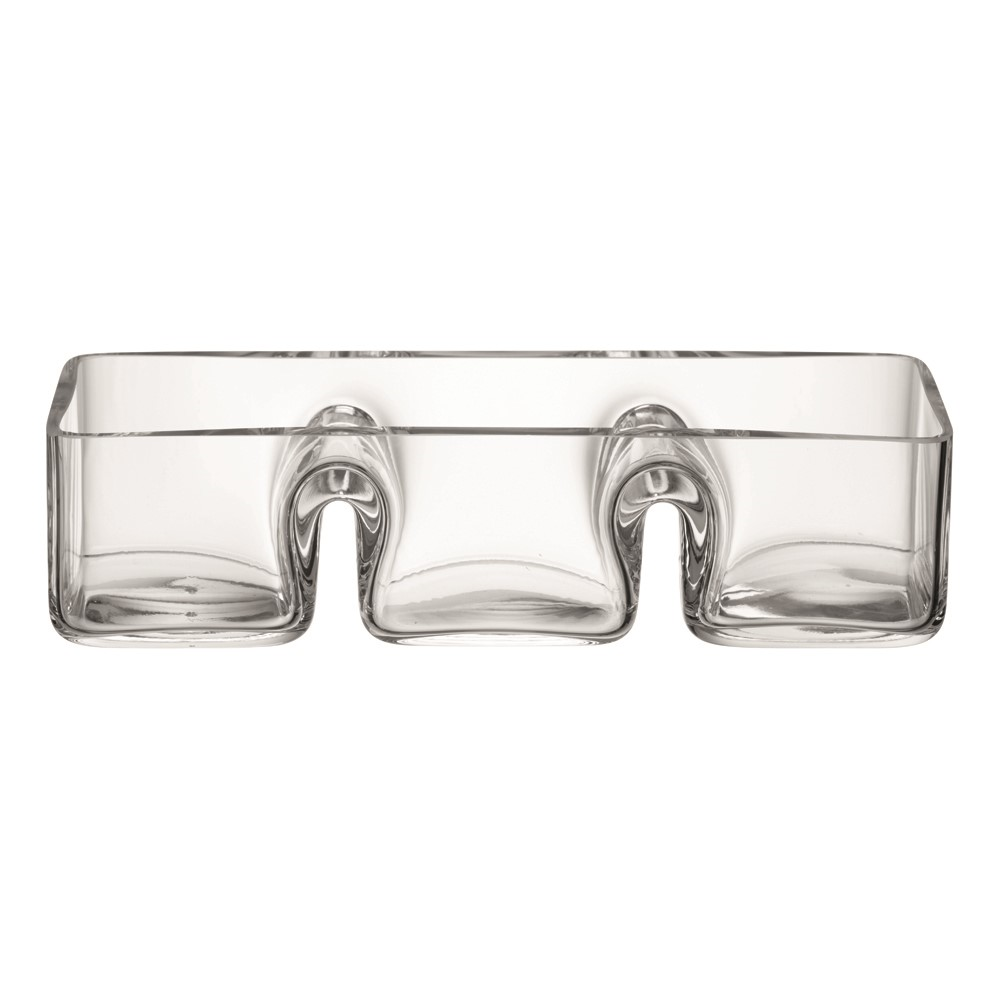 Serve Trio dish, 30cm, clear-1