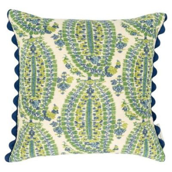 Cushion, Anoushka, Blue Green, 50cm-0