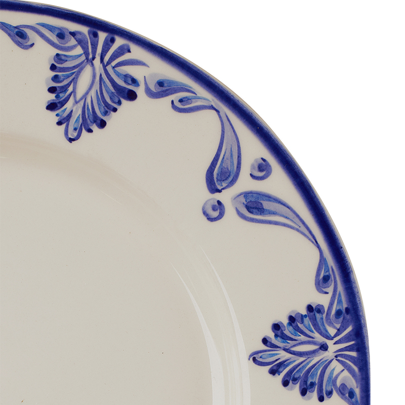 Eleanor Set of 6 Dinner Plates, D26.5cm, Blue-2