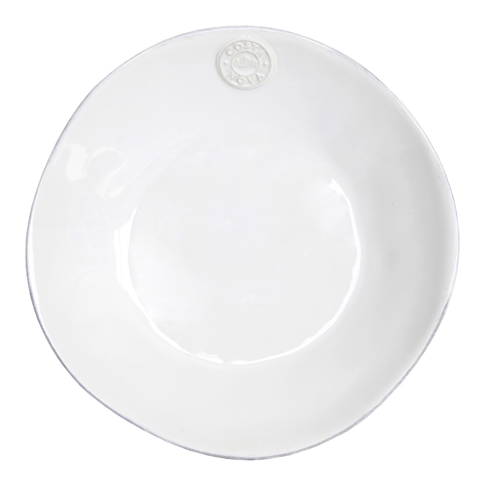 Nova Set of 6 soup/pasta plates, 25cm, White-0