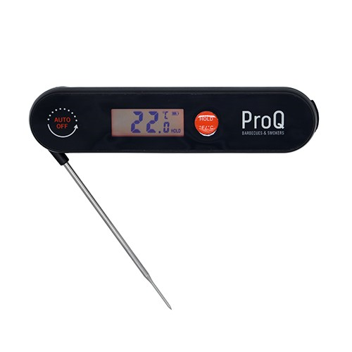 Rechargeable digital instant read thermometer, Black-1