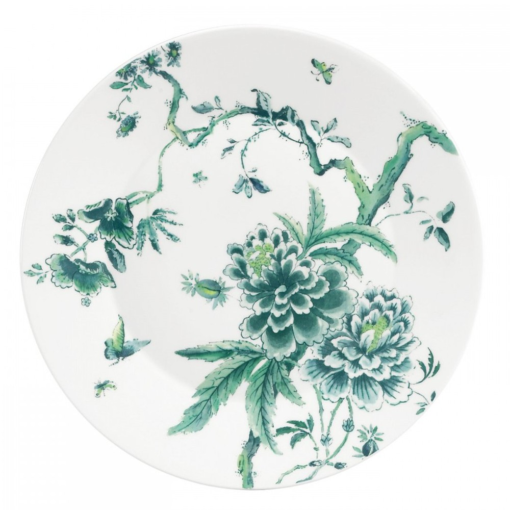 Chinoiserie White Dinner plate, 27cm-0