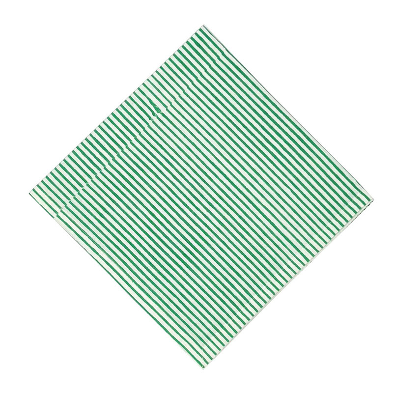 Striped Napkins, 45 x 45cm, Emerald-0