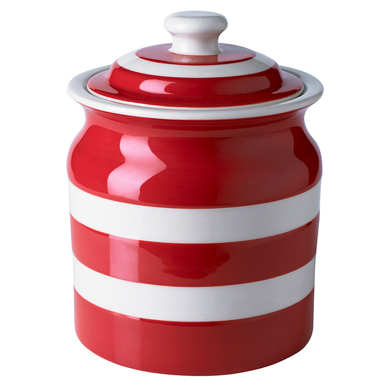 Plain Storage Jar, 1.68l, Red-0