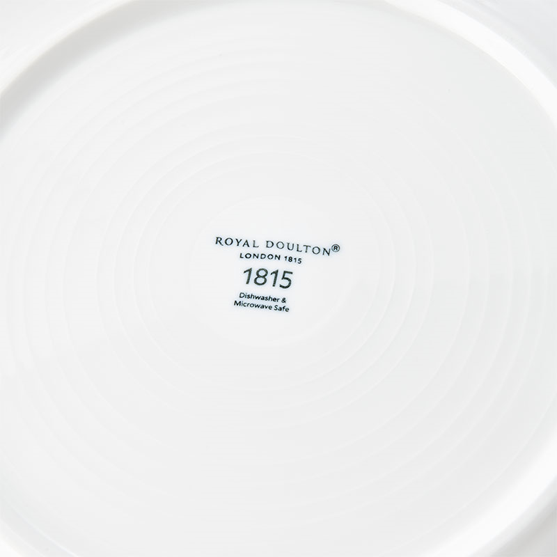 Pure Dinner Plates Set of 4, D28cm, White-3