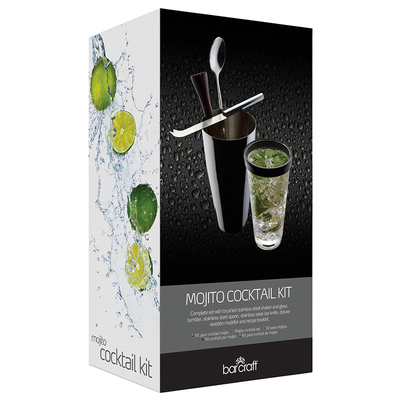 Barcraft Four piece mojito cocktail set-4