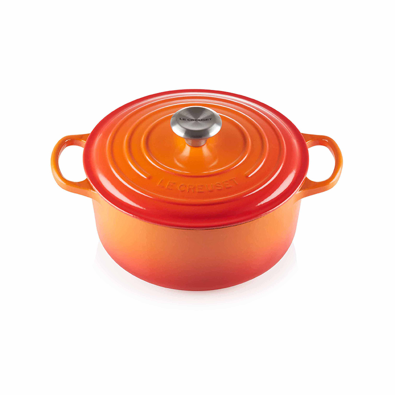 Signature Cast Iron Round casserole, 30cm - 8.1 litre, Volcanic-0