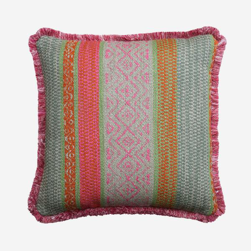 Andrew Martin Square Cushion, 55 x 55cm, Pink-0