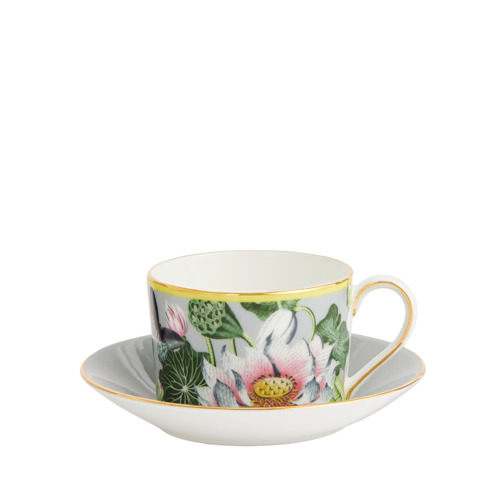 Wonderlust Waterlily Teacup & Saucer-1