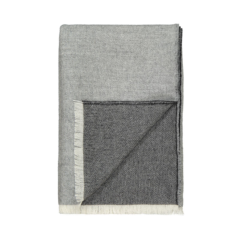 Venice Throw, H190cm x W130cm, White/Grey-0