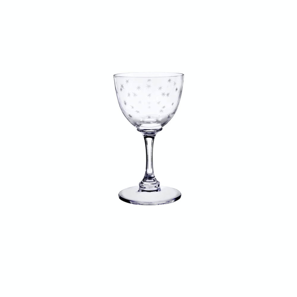 Stars Set of 6 liqueur glasses, 80ml, Crystal-0