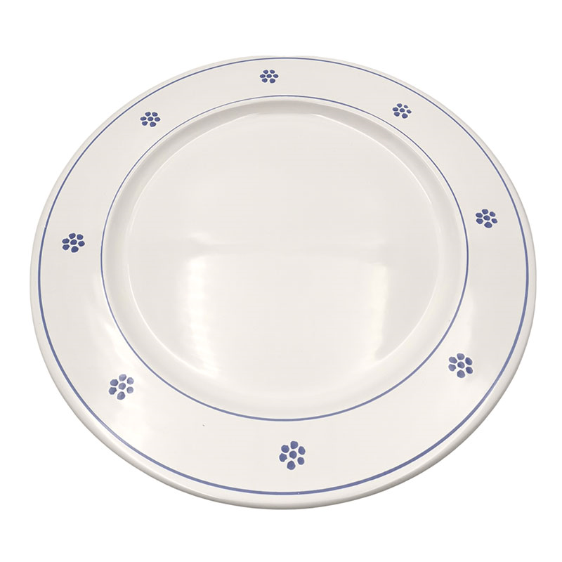 Stella Bianca Flat Plate, D31cm, White-3