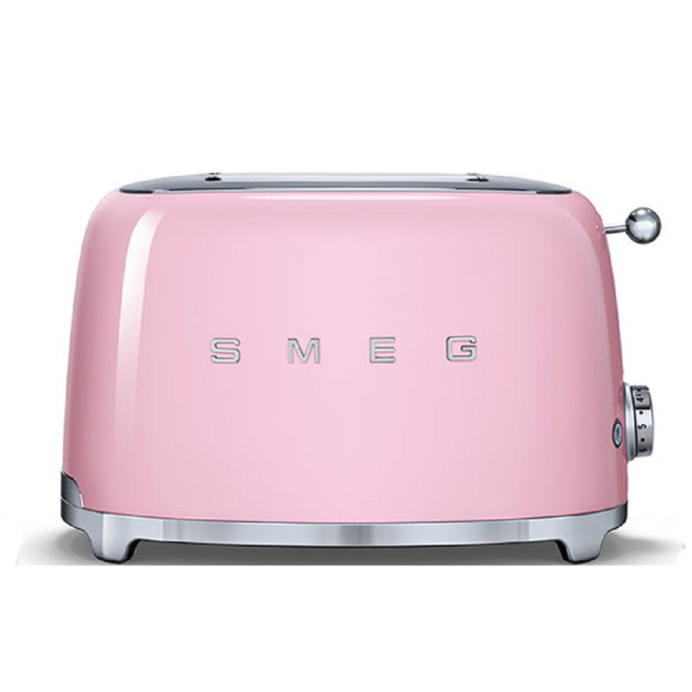 50's Retro 2 slice toaster, Pink-0