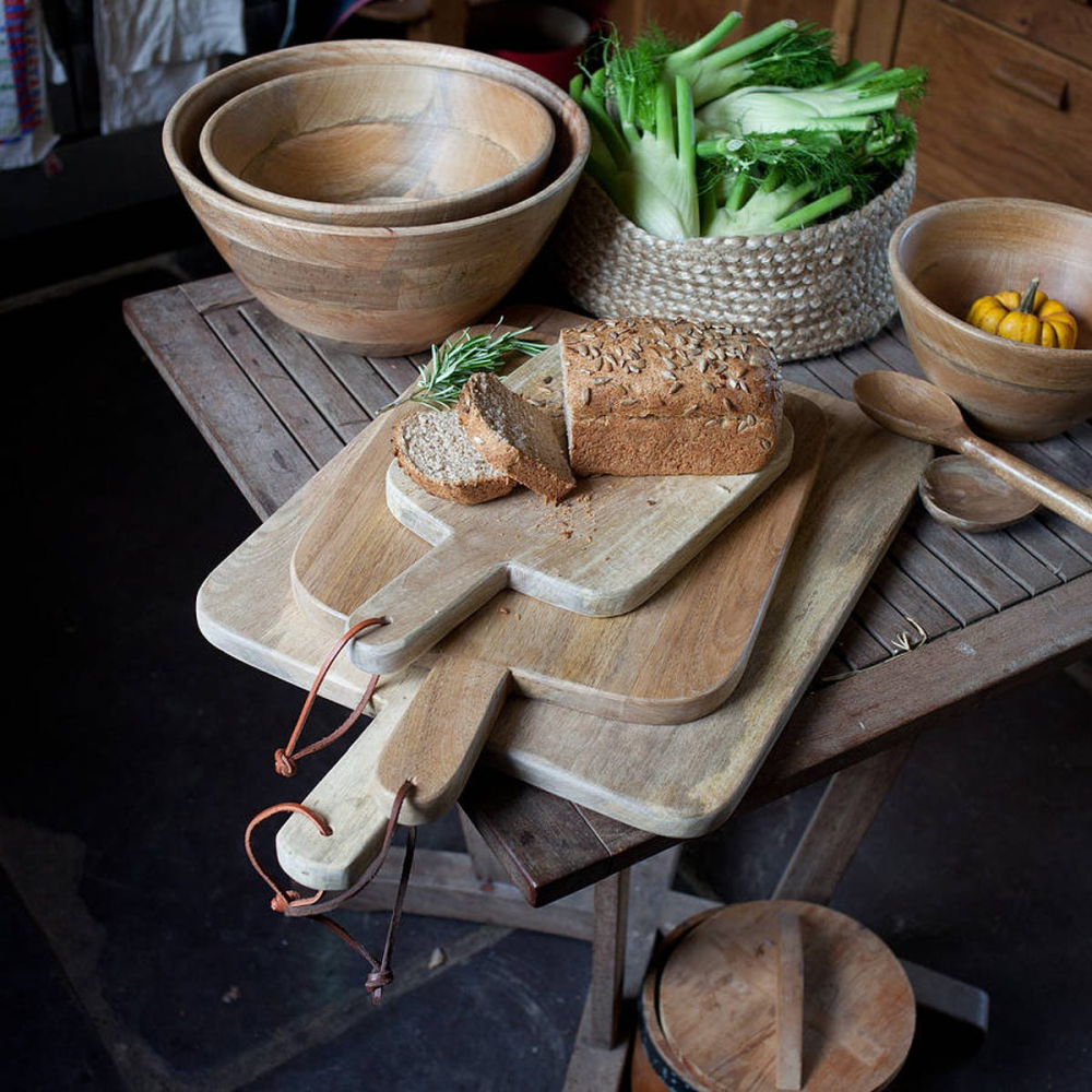 Niju Chopping board, 48 x 30cm, Mango Wood-0