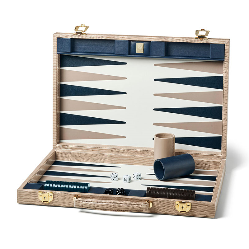 Backgammon Set, L45cm x W30cm, Latte-0