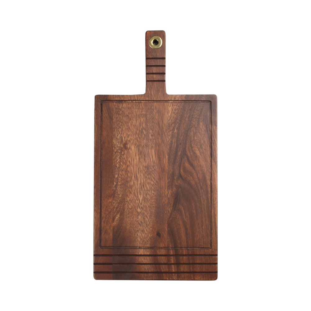 Deco Rectangular Serving Board, Acacia-0