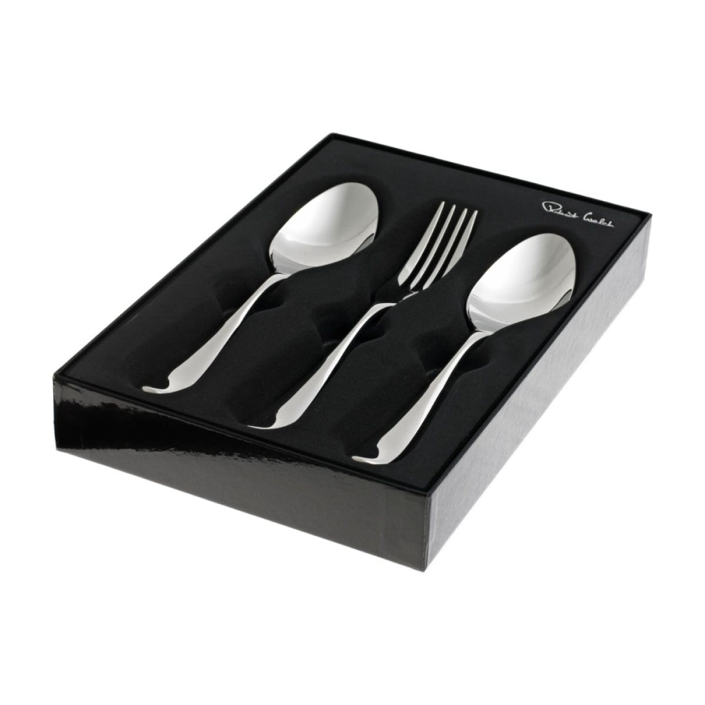 Arden Bright 3 piece serving set, Stainless Steel-1