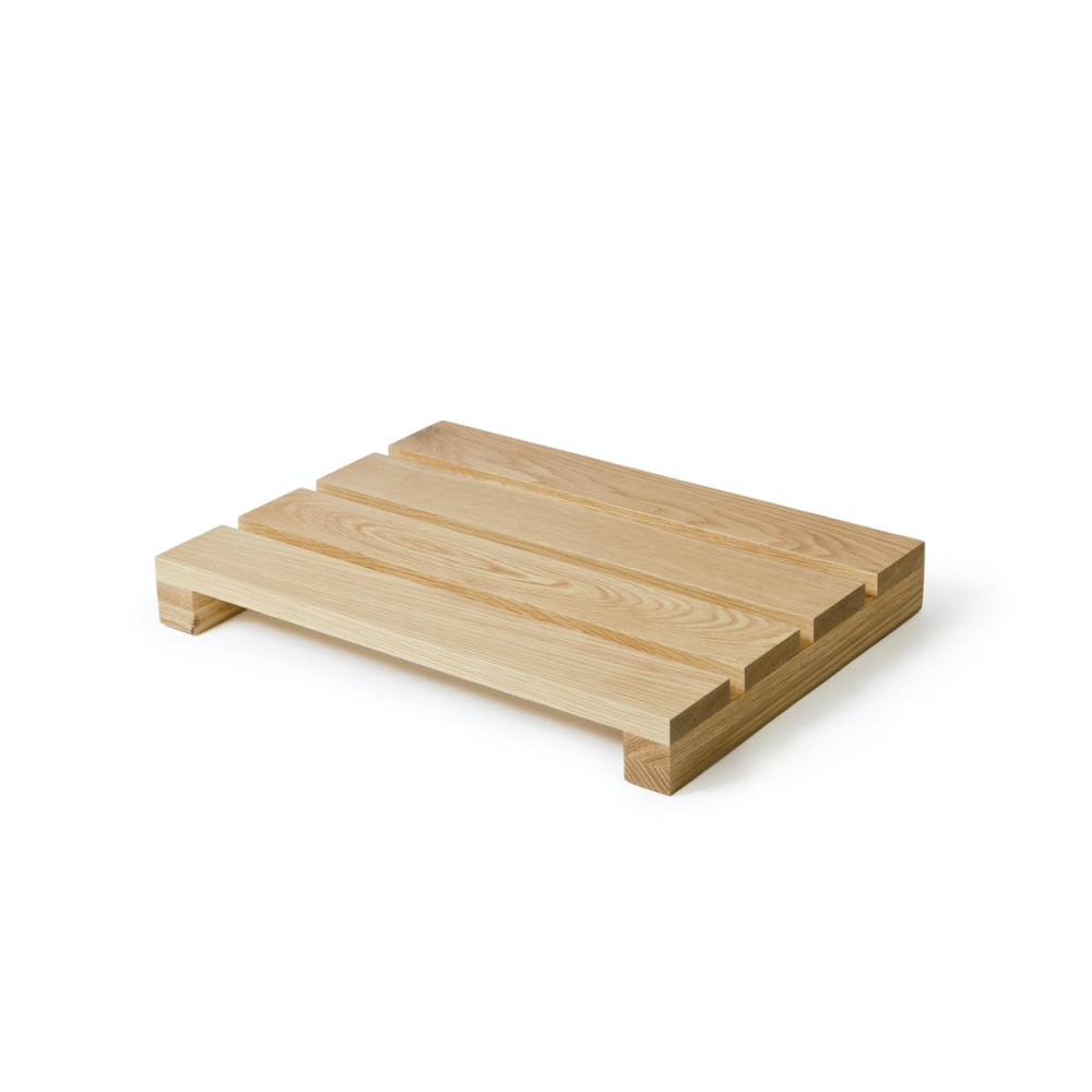 Apartment duckboard, H6 x W50 x D38cm, Oak-0