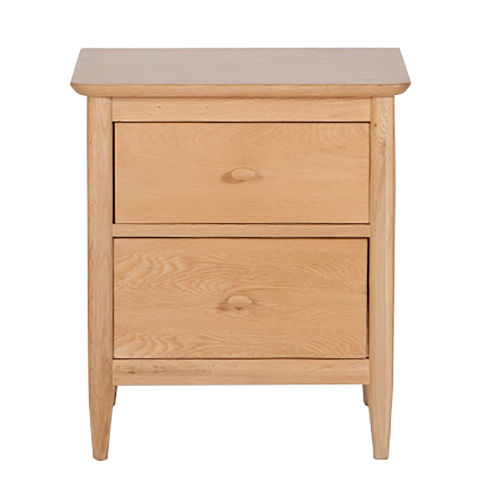 Teramo Bedside cabinet, H60 x W53 x D47cm, Natural-0