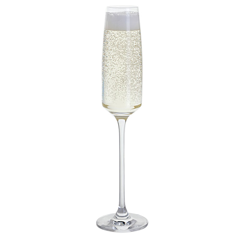 Elevate Set of 2 Flutes, 170ml, Clear-0