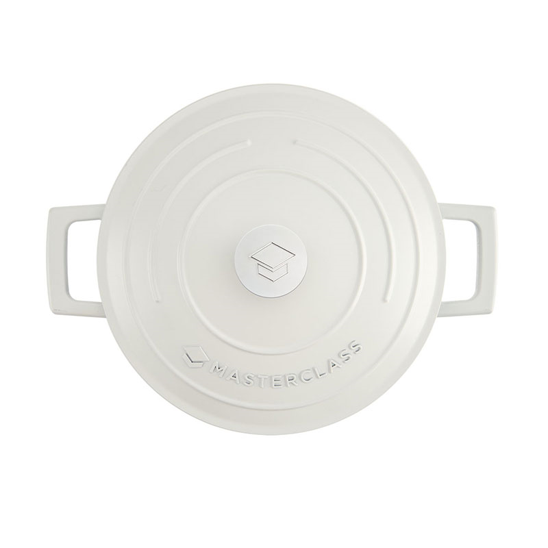 Cast Aluminium Casserole Dish, 2.5L, Cream-11