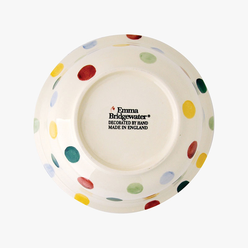 Polka Dot Cereal Bowl, D16.5cm, Cream-3