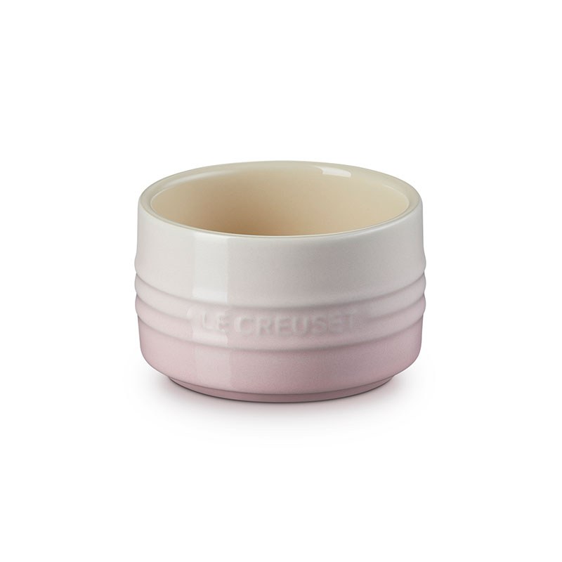 Stoneware Stackable ramekin, 8cm - 200ml, Shell Pink-0