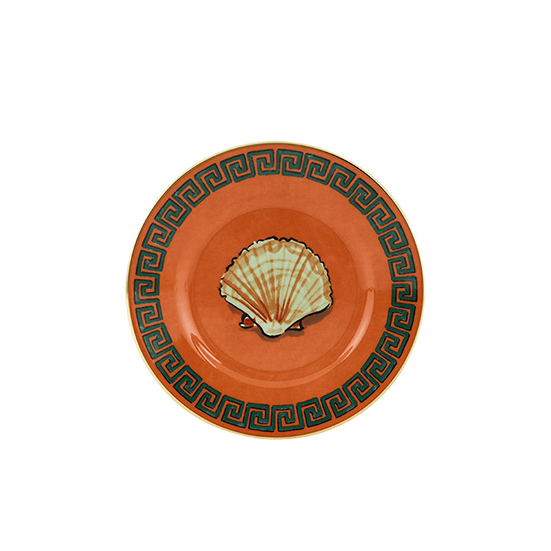 Il Viaggio Di Nettuno Plate, D16cm, Rock Orange-0